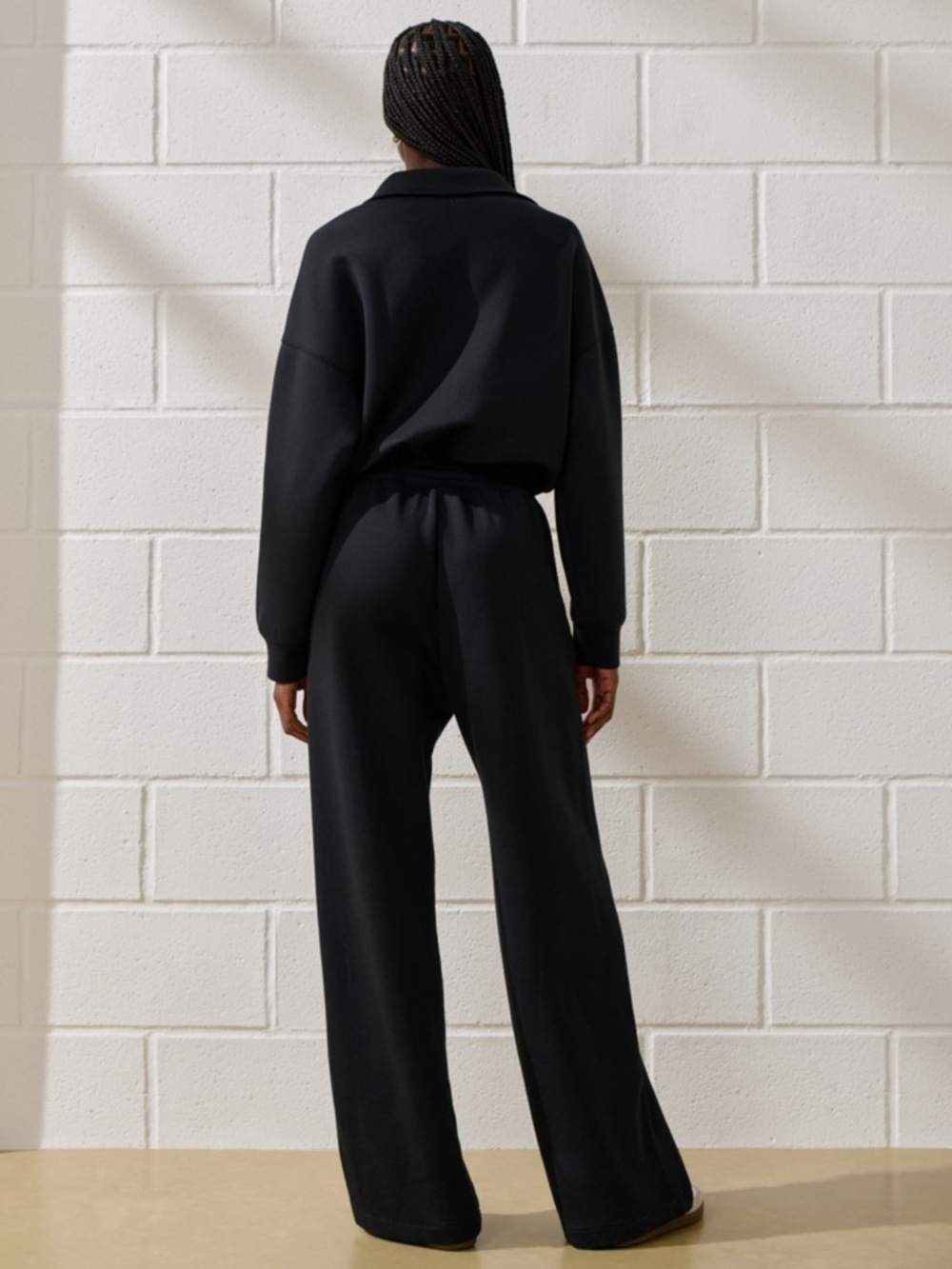✨ 🆕 Abercrombie & Fitch YPB neoKNIT Long-Sleeve Half-Zip Jumpsuit - Picture 2 of 3